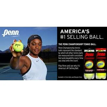 Penn Championship Extra-Duty Felt Tennis Balls Can - 3 Count per Can