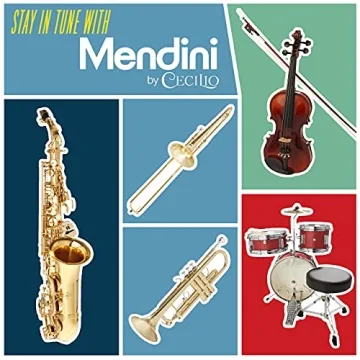 Mendini BB Tenor Trombone Kit Beginners Case Gloves