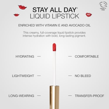 Stila Stay All Day Liquid Lipstick, Hydrating & Long-Lasting