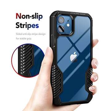 MOBOSI Vanguard Armor iPhone 12/12 Pro Case - Rugged Protection