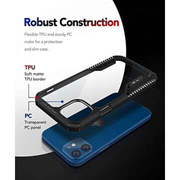 MOBOSI Vanguard Armor iPhone 12/12 Pro Case - Rugged Protection