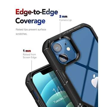 MOBOSI Vanguard Armor iPhone 12/12 Pro Case - Rugged Protection