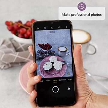 2 Pack Photo Backdrop Board | 23.5 x 23.5 Inches | Realistic Photography Background | Food Photograp...