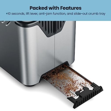 Chefman Smart Touch 4 Slice Digital Toaster with 6 Settings