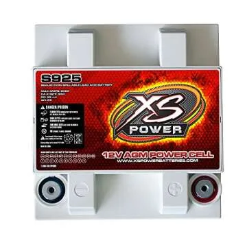 XS Power S925 12 Volt AGM 2000 Amp Sealed Starting/Racing Battery/Power Cell