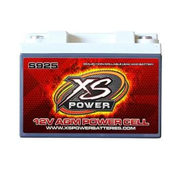 XS Power S925 12 Volt AGM 2000 Amp Sealed Starting/Racing Battery/Power Cell