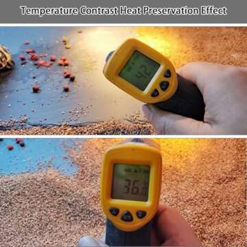 kathson Reptile Basking Platform (7.9 x 11.8 inches), Natural Rock Plate Turtle Food Bowl Feeding Dish Resting Terrace Habitat Decor for Tortoise Turtle Lizard Bearded Dragon Crested Gecko Snake