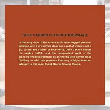 Duke Cannon Big Bourbon Soap Bar for Men - 10 oz. Luxury