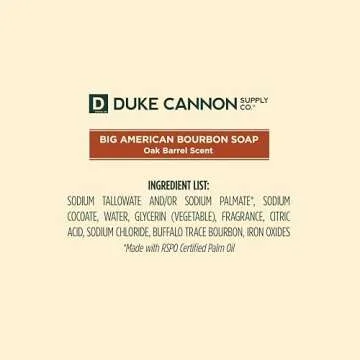 Duke Cannon Big Bourbon Soap Bar for Men - 10 oz. Luxury