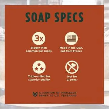 Duke Cannon Big Bourbon Soap Bar for Men - 10 oz. Luxury