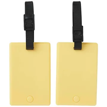 Travelon Set of 2 Neon Yellow Luggage Tags for Travelers