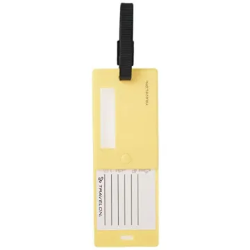 Travelon Set of 2 Neon Yellow Luggage Tags for Travelers