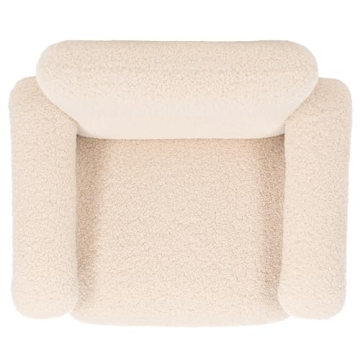 Buy SAFAVIEH Attwell Cream Faux Shearling Accent Chair