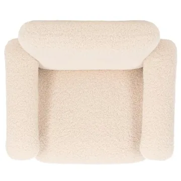 Buy SAFAVIEH Attwell Cream Faux Shearling Accent Chair