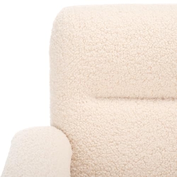 Buy SAFAVIEH Attwell Cream Faux Shearling Accent Chair