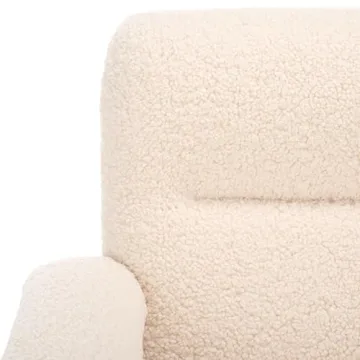 Buy SAFAVIEH Attwell Cream Faux Shearling Accent Chair