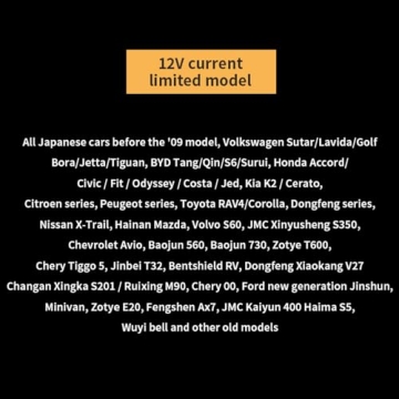 CODEYO 12V Fast Heating Car Heater with 360° Adjustable Vent