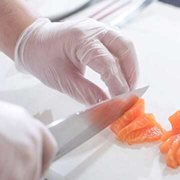 Basic Medical Clear Vinyl Exam Gloves - 1000 Count, Latex-Free