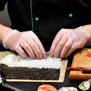 Basic Medical Clear Vinyl Exam Gloves - 1000 Count, Latex-Free