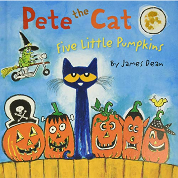 Pete the Cat: Five Little Pumpkins Halloween Book for Kids