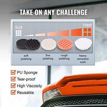 VEVOR 6-Inch Dual Action Polisher 720W Adjustable Speed