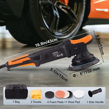 VEVOR 6-Inch Dual Action Polisher 720W Adjustable Speed