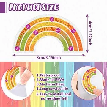 36 Pcs Sensory Mindfulness Stickers for Anxiety Relief and Stress Management