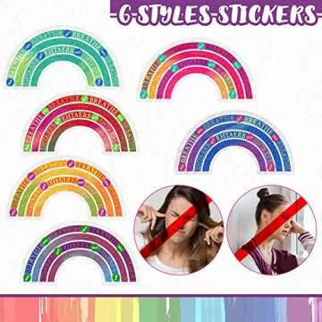 36 Pcs Calm Mindfulness Stickers for Stress Relief