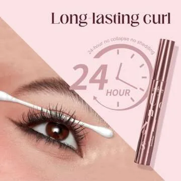 Unidollss Tubing Mascara Volume and Length Black Mascara Lengthening Long Lasting All Day, No Smudging, No Clumping, Washable Voluminous Mascara Tubing, Gluten-free Safe for Sensitive Eyes