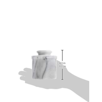 Norpro Marble Butter Keeper for Fresh Butter Spreadability