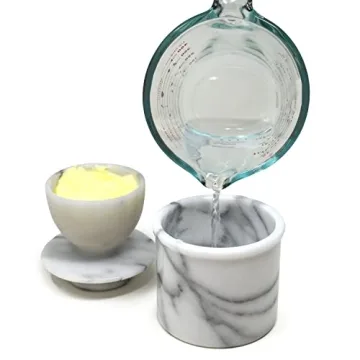 Norpro Marble Butter Keeper for Fresh Butter Spreadability