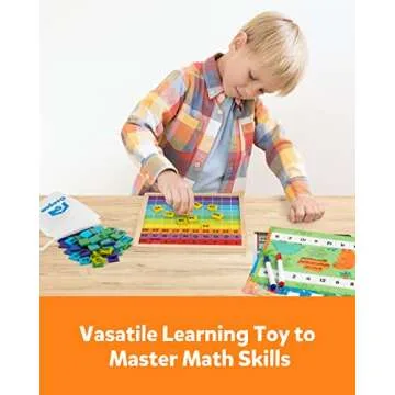 Coogam Wooden Math Hundred Board for Preschool Learning