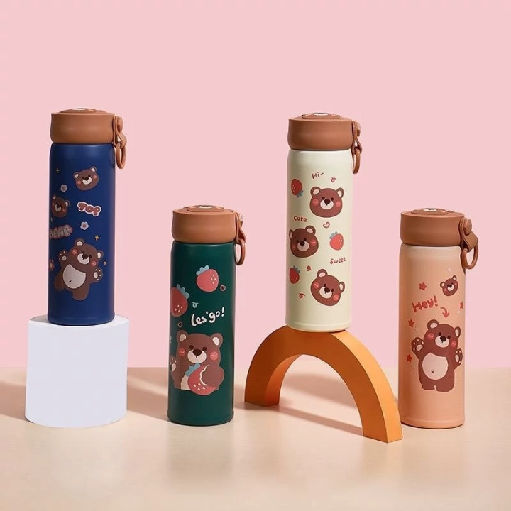 تراول‌ماگ تدی استیل ۳۰۴ دوجداره ۴۲۰ میل | دوجداره و ضدنشتی