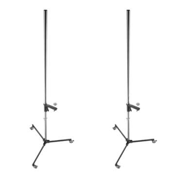 Godox 240FS 7.9' Wheeled Light Stand 2-Pack for Stability