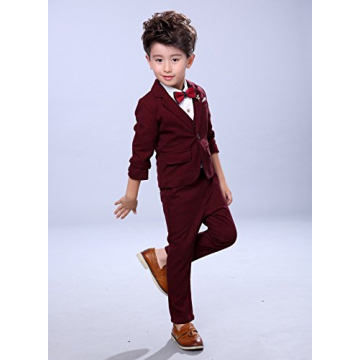 Boys 3-Piece Formal Tuxedo Suit Set for Special Events