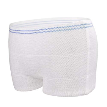 Mesh Postpartum Underwear 10 Counts C-Section Recovery Briefs Carer High Waist Disposable Maternity ...