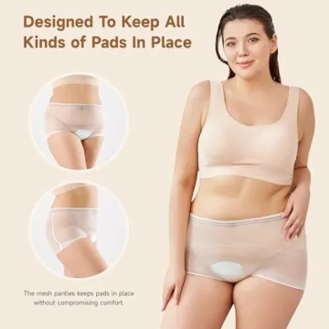 Mesh Postpartum Underwear for C-Section Recovery 10 Count