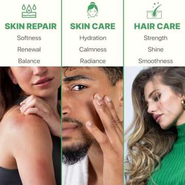 Beauty by Earth Aloe Vera Gel - USA Made with Natural & Organic Ingredients, Pure Aloe Vera Plant Gel for Face Mask, Hair & Skin with Vitamin C & E, Soothing and Cooling for Sunburn & After Sun Care