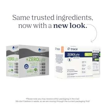 Trace Minerals ZeroLyte Electrolyte Powder for Hydration