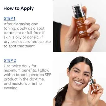 PCA SKIN Acne Gel, Acne Spot Treatment, 2% Salicylic Acid Serum, Anti Acne Serum, Evens Skin Tone, 1 fl oz Pump