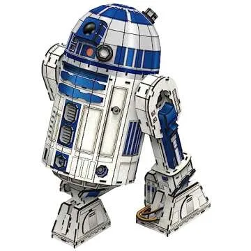 4D Cityscape Star Wars 3D Paper Model Kits (R2-D2)