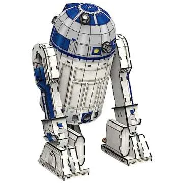 4D Cityscape Star Wars 3D Paper Model Kits (R2-D2)