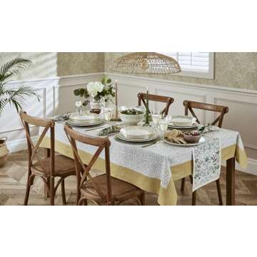 Spode Morris and Co 12 Piece Dinner Set | Service for 4 | Includes Dinner Plate, Salad Plate and Bowl | Made of Fine Earthenware | Microwave and Dishwasher Safe | Made in England