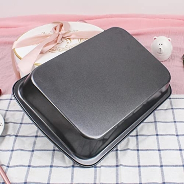 Lyellfe Rectangle Baking Pan Set for Perfect Baking
