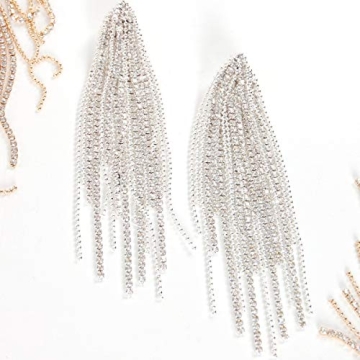 Humble Chic CZ Tassel Earrings - Dazzling Statement Jewelry