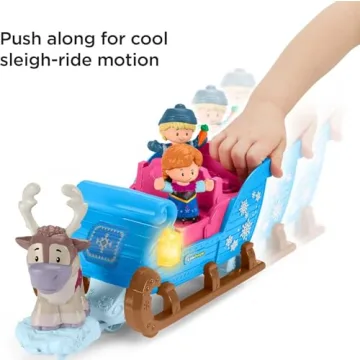 Fisher-Price Little People Frozen Sleigh Vehicle Set