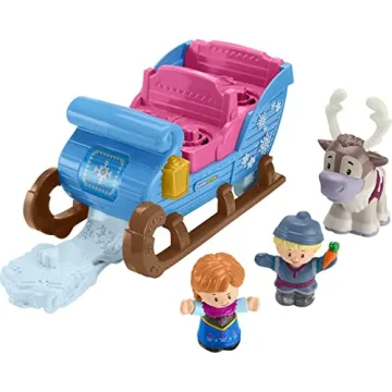Fisher-Price Little People Frozen Sleigh Vehicle Set