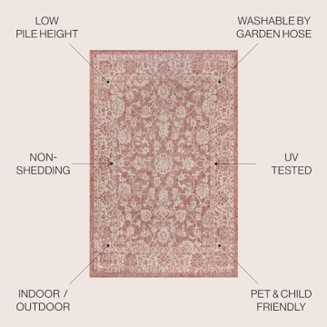 Jonathan Y Tela Bohemian Indoor/Outdoor Rug 5x8