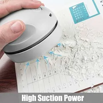 Prowithlin Desktop Vacuum Cleaner - USB Rechargeable & Portable