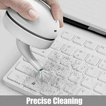 Prowithlin Desktop Vacuum Cleaner - USB Rechargeable & Portable
